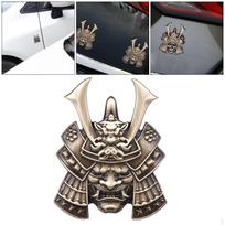 3D visureigio automobilio bagažinės stiklainių ženklelio lipdukas A-Silver Skull