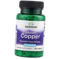 Vario Bisglicinato Chelatas, Albion Copper 2 tabl., Swanson 300 tabl. (36280127) 300tab