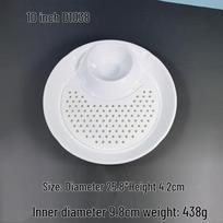 JingJingRS Melamine Dumpling Plate with Sauce Dish