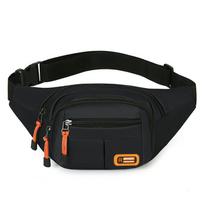 Oksfordo vandeniui atsparus mobilus liemens krepšys vyrams, moteriškas, daugiafunkcis didelės talpos Fanny Pack, atsparus dilimui juoda