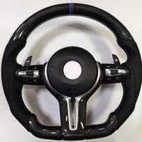 2026 Karštas pasiūlymas M sport vairas, anglies pluošto vairas, tinkamas BMW M5 F10 F11 F06 F07 F12 F13 F01 Carbon brazing M5 (airbag) juoda
