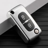 For Peugeot 107 207 307 308 407 607 206 4007 3008 5008 for Citroen C2 C3 C4 C5 C6 C8 2/3 Buttons TPU Car Remote Key Case Cover