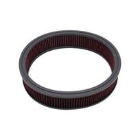 Didelio srauto oro filtro elementas Oro valytuvo keitimas 14  x 3  apvalus medvilnės pluošto plaunamas ir daugkartinio naudojimo oro filtras Patvarus raudona