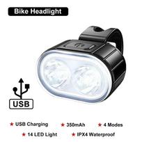 BUCKLOS dviračio žibintų rinkinys įkraunamas galinis žibintas priekinis žibintas, atsparus vandeniui, priekinis žibintas USB MTB galinis žibintas LED naktinio dviračio dalys