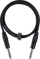 Fuj:tech 6.3 mm TRS male to 6.3 mm TRS male audio cable, 5 m, black (6.3 mm TRS - 6.3 mm TRS, 5 m)