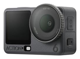 DJI Osmo Action 6 Standard Combo action camera, 38 MP, 4K Ultra HD CMOS, 25.4/1.1 mm (1/1.1) sensor, Wi-Fi, 149 g