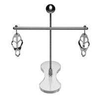 Spenelių spaustukai XR Brands Tower of Pain Nipple Clamps, sidarbinės spalvos