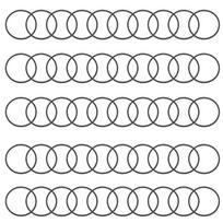 Guminiai pavaros dirželiai 1,2 mm patefonams, kasetiniams grotuvams, magnetofonams 25/28/30 mm skersmens 50 vnt.