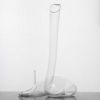 Elegant Glass Serpent Red Wine Decanter