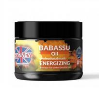Kaukė dažytiems plaukams su babasu aliejumi Ronney Babassu Oil Professional Mask Energizing Therpay For Color & Matte Hair, 300ml