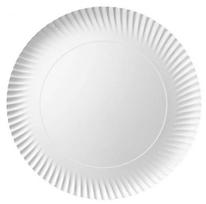Popierinė lėkštė, balta, apvali, 28 cm, 100 vnt.