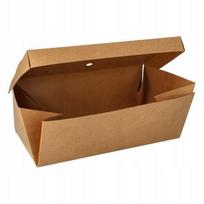 Burgerio dėžutės sulankstymo rinkinys PURE 13x25x10cm 20vnt., Burgerio dėžutės sulankstymo rinkinys PURE 13x25x10cm 20vnt.