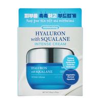 Intensyvus drėkinamasis veido kremas su hialurono rūgštimi ir skvalanu HYALURON with SQUALANE, SKIN627