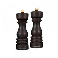 Cole and Mason London Pepper/ Salt Set 18cm Dark Chocolate