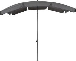"greemotion Parasol Garden Umbrella" skėčiai nuo saulės su stačiakampio formos skėčiu tamsiai pilka, antracito spalvos - UV spindulių apsauga lauko stalui, terasai, sodui ar kiemui