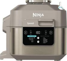 "Ninja Speedi Multicooker", 5,7 l, "12-in-1 Multicooker", oro keptuvė, karšto oro kepsninė, lėta viryklė, lėtas virimas, kepimas ant grotelių, kepimas, akmeninis auksas ON500EUSTGD