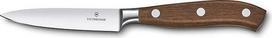 "Victorinox Grand Maître" profesionalus biuro peilis, itin aštri geležtė, tiesus pjūvis, 10 cm, elegantiška medinė rankena, nerūdijantis plienas, rudos spalvos