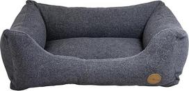 JACK AND VANILLA JV Hampton ortopedinė sofa šunims - vidinis krepšelis vyresnio amžiaus šunims arba šunims su trapiais sąnariais - tamsiai pilka, L, 117 x 82 x 28 cm