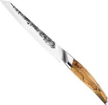 Kaltinis "Katai" duonos peilis, 20 cm, pagamintas iš japoniško VG10 plieno, kaltas rankomis 5 sluoksniais, supakuotas į prabangią medinę dėžutę