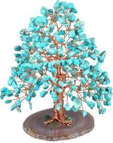 Pinigų medis ant agato remiantis Bonsai skulptūros figūra sėkmės turtui sveikatai 2,3 - 3 colių pakelta