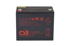 CSB Battery Battery 12V 6Ah 25W Pb F2 | HRL1225W
