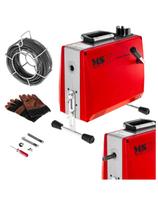Stūmoklis skaidresnis spiralinis gyvatukas vamzdžiams elektra 390W sk. 30 - 100 mm MSW-DRAIN CLEAN 2.3E