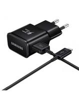 „Samsung USB-A 15W“ sieninis įkroviklis su USB-A – USB-C laidu – juodas