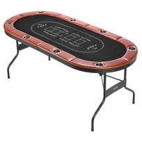 Sulankstomas pokerio stalas 8 žaidėjams