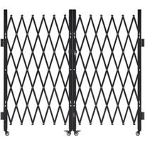 Lockable dvigubos žirklinės grotelės 320x160.5 cm