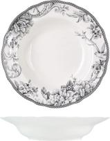 "H&H" 6 porcelianinės spalvos "Piatti Fondi Mayfair" rinkinys, cm 22,5