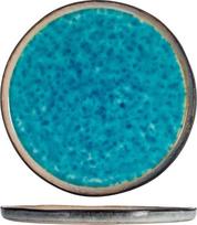H&h 6 puodų rinkinys "Piatti Piani Teide" iš akmens masės Azzurro cm 27