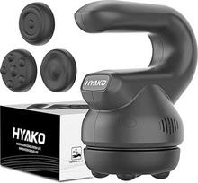 HYAKO F2 rotacinis vibracinis masažuoklis - rankinis masažuoklis su masažo pistoleto technologija - giluminis kaklo, pečių, juosmens, pilvo, sėdmenų, kojų, darbo ir kasdienių dovanų masažuoklis
