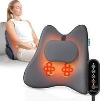 Snailax Shiatsu kaklo masažuoklis su šiluma, 4D minkymo masažinė pagalvė kaklo nugarai, pečių masažuoklis nugaros kaklo masažuoklis Dovanos mamai, tėčiui, moterims