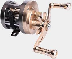Karpfenrolle Angelrollen Runde Metall Baitcasting Rolle Für Rechtshänder Mit Hohem Übersetzungsverhältnis Salzwasser Köderguss Trommel Angelrolle Köderfischen