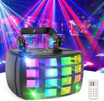 LED scenos apšvietimo vakarėlio šviesa, DMX512 2-in-1 RGB disko šviesa, disko šviesa, vakarėlio šviesos, muzikos valdomos nuotolinio valdymo pulteliu, Derbio šviesa, DJ disko šviesa vakarėliui, klubui, barui, namams, Kalėdoms,
