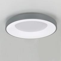 "Alpinaluz" LED lubų šviestuvas, skersmuo 50 cm, 40 W, 5000 liumenų, plienas, matinė pilka spalva - perjungiama CCT 3000K/4000K/6000K - reguliuojama balta šviesa - modernus dizainas svetainei, miegamajam ar virtuvei