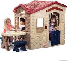 "Little Tikes" sodo žaidimų namelis - sodo žaidimų rinkinys - 20 priedų, durų skambutis su garso efektais - skatina vaizduotę ir aktyvų žaidimą - nuo 18 mėn. iki 5 metų