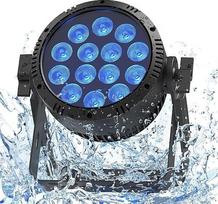 "U`King" 14 x 15 W LED Par IP65 atsparus vandeniui, RGBW 200 W scenos šviesos lauko prožektorius, D MX 4/9CH stroboskopinės disko šviesos efektai lietingoms dienoms, renginiams, DJ šou, vakarėliams, barams, scenoms, festivaliams, pasirodymams