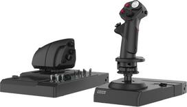 Hori - HORI HOTAS Flight Control System & Mount for PC (Windows 11/10) High-End Flight Stick & Throttle for PC Flight Sims