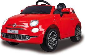 JAMARA 460442 Pasivažinėjimas "Fiat 500" 12V-2 Galingi varomieji varikliai ir akumuliatorius ilgam važiavimo laikui, šviesos įjungimo / išjungimo funkcija, LED priekinis žibintas, galinis žibintas, atminties kortelės lizdas, Aux / USB prievadas, garsinis