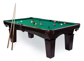 Pulo stalas Texas 8' pėdų (245x145cm) žalias audinys, su komplektacija