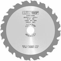 Pjovimo diskas 2,2 mm, CMT, S298.04686, 200 x 25,4 mm, Z20