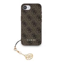 Guess 4G Charm Case for iPhone 16e Tone on Tone / Brown