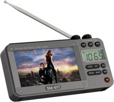 Nešiojamas radijas su 4.3" ekranu 720p ir Bluetooth