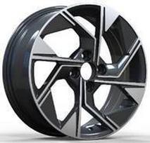 Ratlankis RACINGLINE Y1265 R16x6.5 4x100 ET 45 CB 54.1 (Black Polished) (530 kg)