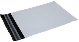 BNTOFFICE Siuntimo maišeliai 400 x 600 mm balti, PE, 100 % perdirbto plastiko - (100 vnt.)