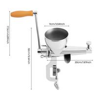 Manual Juicer Wheatgrass Press Stainless Steel Fruit and Vegetable Juicer Quick Filter for Fruits, Vegetables, and Ginger sidabras