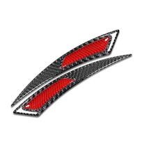 Universal Car Wheel Arch Trim Protector PVC Carbon Fiber Design Adhesive Easy Installation Weatherproof Scratch Proof
