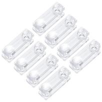 Pakuotėje 8 vnt. plastikinių skaidraus lango langinių laido rankena, skirta roletų roletams, ištraukiami karoliukai, pakabukai, laido svareliai 1