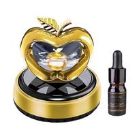 Solar Powered Car Air Freshener Heart Designs Long Lasting flower  Scent Car Fragrances Ornament for Dashboard Decoration auksas